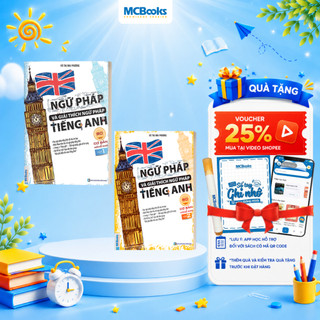 Sách - Combo Ngữ Pháp Và Giải Thích Ngữ Pháp Tiếng Anh Cơ Bản Và Nâng Cao 80/20 (Tập 1 + Tập 2)