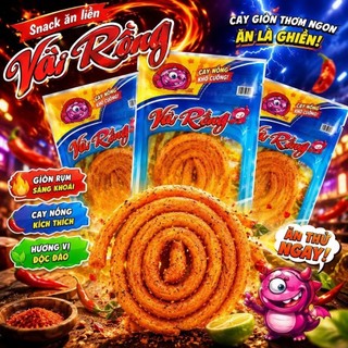 [ Combo 2 ] Gói Snack Vòi Rồng Cay Giòn Thơm – Bim Bim Ăn Vặt Tuổi Thơ, Đậm Vị, Ăn Liền