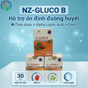 NZ-Gluco B Everyday Health 30 viên hỗ trợ ổn định đường huyết, hỗ trợ sức khỏe người trưởng thành