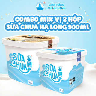 [Hoả tốc HN] Combo 2 Hộp Sữa Chua Hạ Long 900ml - Mix Vị