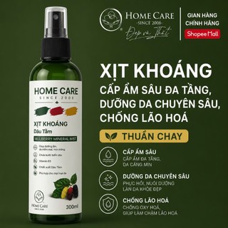 Xịt Khoáng Dâu Tằm Home Care – Dưỡng Ẩm, Dưỡng da, Khóa Nước, Làm Dịu Mát Da Khô Chính Hãng