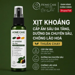 Xịt Khoáng Dâu Tằm Home Care – Dưỡng Ẩm, Dưỡng da, Khóa Nước, Làm Dịu Mát Da Khô Chính Hãng