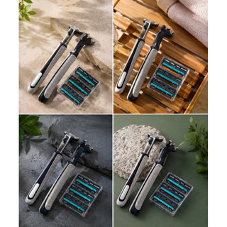 COMBO 3 Cán Dao Cạo  Râu Êm Ái Thay Lưỡi Dễ Dàng Không Gây Xước Da