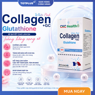 Collagen + GC Glutathione Xuất Xứ Pháp – Bổ Sung Collagen, Glutathione, Vitamin C Giúp Sáng Đẹp Da