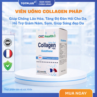 Collagen + GC Glutathione Xuất Xứ Pháp – Bổ Sung Collagen, Glutathione, Vitamin C Giúp Sáng Đẹp Da