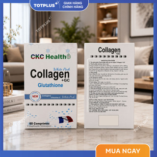 Collagen + GC Glutathione Xuất Xứ Pháp – Bổ Sung Collagen, Glutathione, Vitamin C Giúp Sáng Đẹp Da