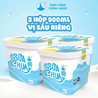 [Hoả tốc HN] Combo 3 Hộp Sữa Chua Hạ Long Size Đại 900ml