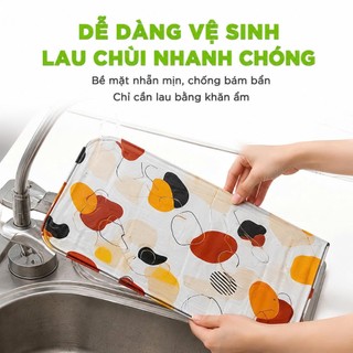 Tấm Chắn Bếp Chống Bắn Dầu Mỡ Gấp Gọn GD111 - Tấm Nhôm Quây Chắn Gió Bếp Đa Năng Chịu Nhiệt