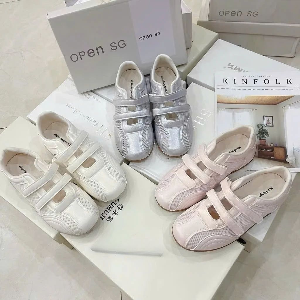 Giày Mary Jane,Giày Balet Mary Jane Phối Da Quai Chéo Xinh N75 || Young Sneaker