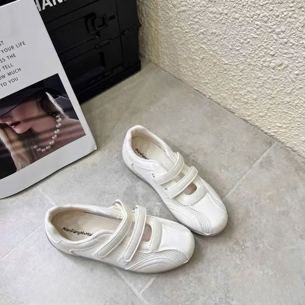 Giày Mary Jane,Giày Balet Mary Jane Phối Da Quai Chéo Xinh N75 || Young Sneaker