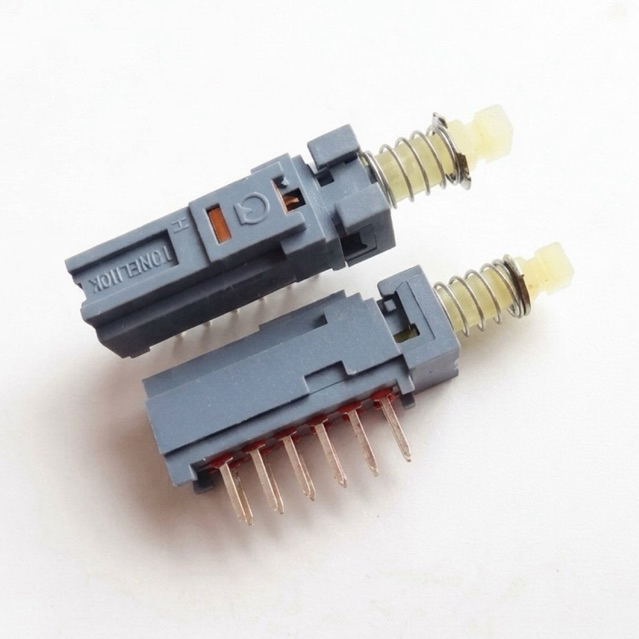 Nút Nhấn Công Tắc 12 chân 6 Cực Có Chốt {Giữ} Loại Tốt [Set-2]