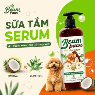 Sữa Tắm Serum chó Poodle Beam Paws 470ml Dưỡng Mềm Mượt Giữ Màu Lông  Từ Dầu Dừa & Lá Xô Thơm