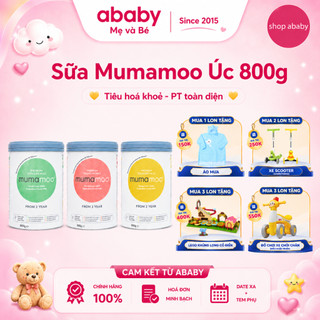[DATE SAU 1/2028] Sữa Mumamoo Úc 800g Số 1 2 3 Bổ Sung Lợi Khuẩn Chính Hãng hỗ trợ PT toàn diện