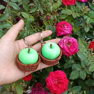 [Móc Khóa] Clicker giỏ Táo đáng yêu - Âm thanh nhấn vui tay, xả tress