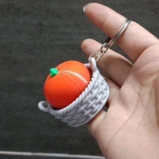 [Móc Khóa] Clicked giỏ Cam - Móc khóa dễ thương, Nhấn phát ra âm thanh vui tai xả tress