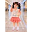 Bộ Váy Bé Gái in hình cute vải 100% cotton cho bé 10-26kg ( tặng 10 kt)