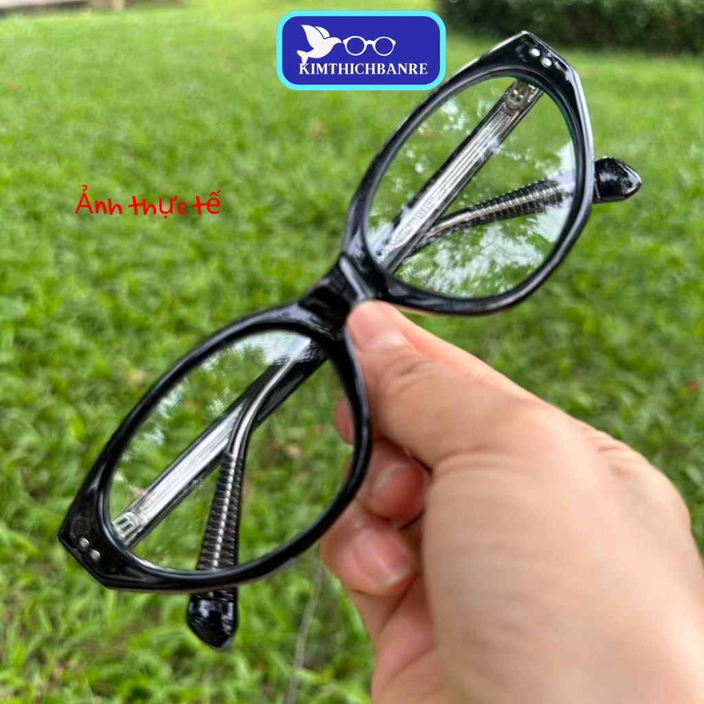 Kính mắt mèo phong cách Âu Mỹ chống ánh sáng xanh gọng cao cấp sành điệu