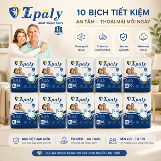 Bỉm/ Tã Quần Cho Người Già Ipaly - Combo 100 Miếng - Hàng Chính Hãng Loại 1