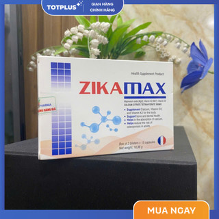 Canxi Citrate Zikamax, D3K2 & Magie – Hấp Thu Canxi Tối Ưu, Hỗ Trợ Xương Chắc Khỏe, Ngừa Loãng Xương