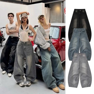 AB HOUSE - Quần jeans ống cong RE-TRO form rộng nam nữ