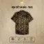 Áo Sơ Mi Lụa Họa Tiết Da Báo, Cuban Shirt Chất Lụa Tuyết Mềm Mịn, Thoáng Mát, Thấm Hút Tốt, Chống Nhăn - Size 50-100kg