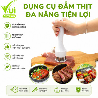 Dụng Cụ Châm Bì Đâm Thịt Đa Năng Tiện Lợ GD127 - Dụng Cụ Đâm Thịt Nhà Bếp Cầm Tay Nhỏ Gọn