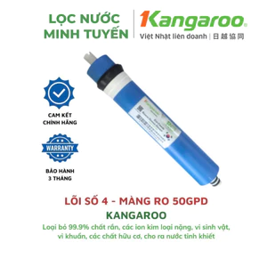 Màng RO Kangaroo, Màng RO Chính Hãng Chất Lượng Cao - Lõi Lọc Kangaroo Số 4 Máy Lọc Nước RO 50GPD