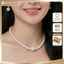 N502 choker, dây chuyền cưới 8-14mm, vòng cổ áo cưới , dây chuyền mang áo dài dây chuyền Ngọc