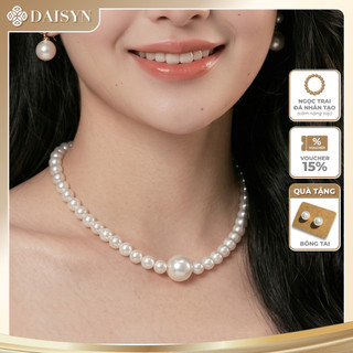 [ DAISYN ] N502 choker, dây chuyền cưới  8-14mm, vòng cổ áo cưới ,  dây chuyền mang áo dài dây chuyền Ngọc