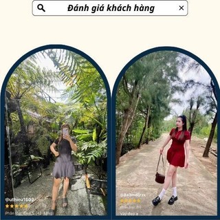 Váy midi cổ tròn tay ngắn dáng xòe cá tính, váy liền thân ôm body đuôi xếp ly thể thao năng động cá tính Yuumi HCOM25022