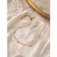 Dây Chuyền Đính Đá Hình Chữ Nhật Mạ Vàng – Bonnie Jewelry