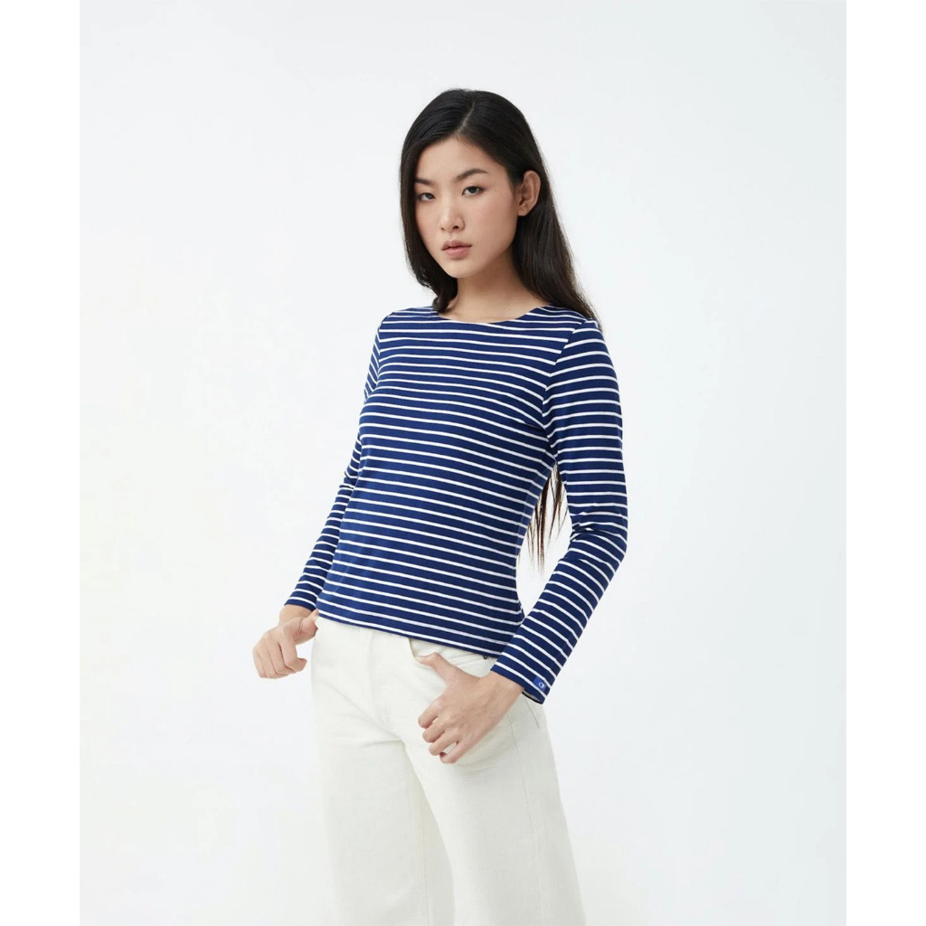 TheBlueTshirt - Áo thun tay dài, cổ thuyền, phom regular cho nữ - The Lifetime T - Women