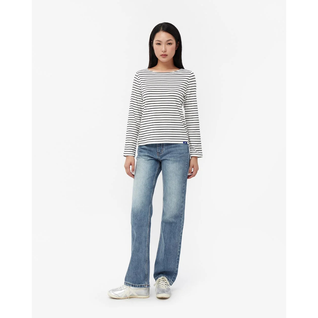 TheBlueTshirt - Áo thun tay dài, cổ thuyền, phom regular cho nữ - The Lifetime T - Women