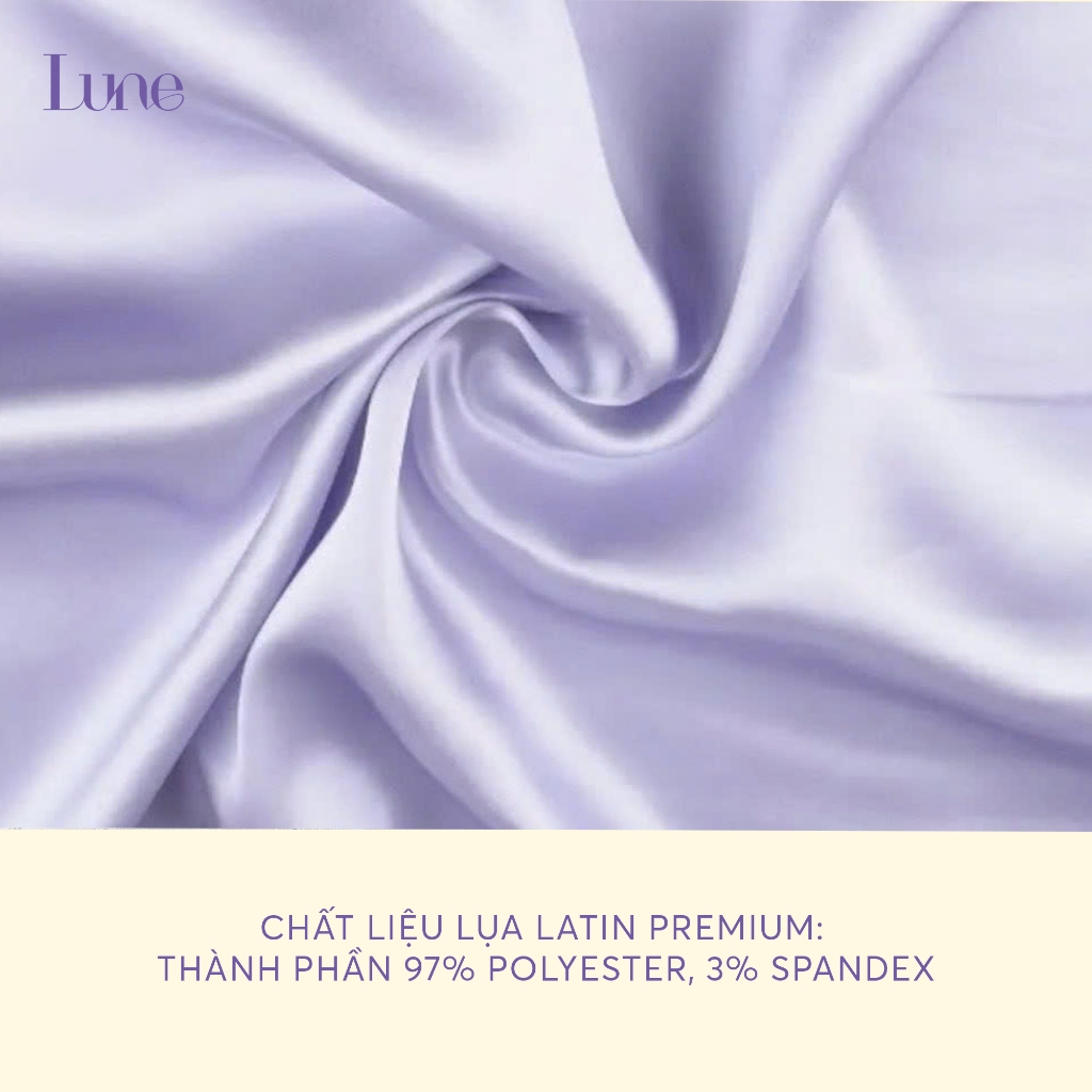 🤍💜 LUNE Serena/ bộ 2 dây xếp ly lụa cao cấp