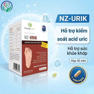 NZ-URIK Everyday Health 30 viên hỗ trợ kiểm soát acid uric, hỗ trợ sức khỏe khớp