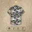 Áo Sơ Mi Lụa Họa Tiết Vẽ Làng Quê, Cuban Shirt Chất Lụa Tuyết Mềm Mịn, Thoáng Mát, Thấm Hút, Chống Nhăn - Size 50-100kg