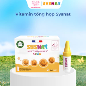 Sysnat Multivitamines Vitamin Tổng Hợp Hỗ Trợ Sức Khỏe Tăng Cường Miễn Dịch Cho Bé