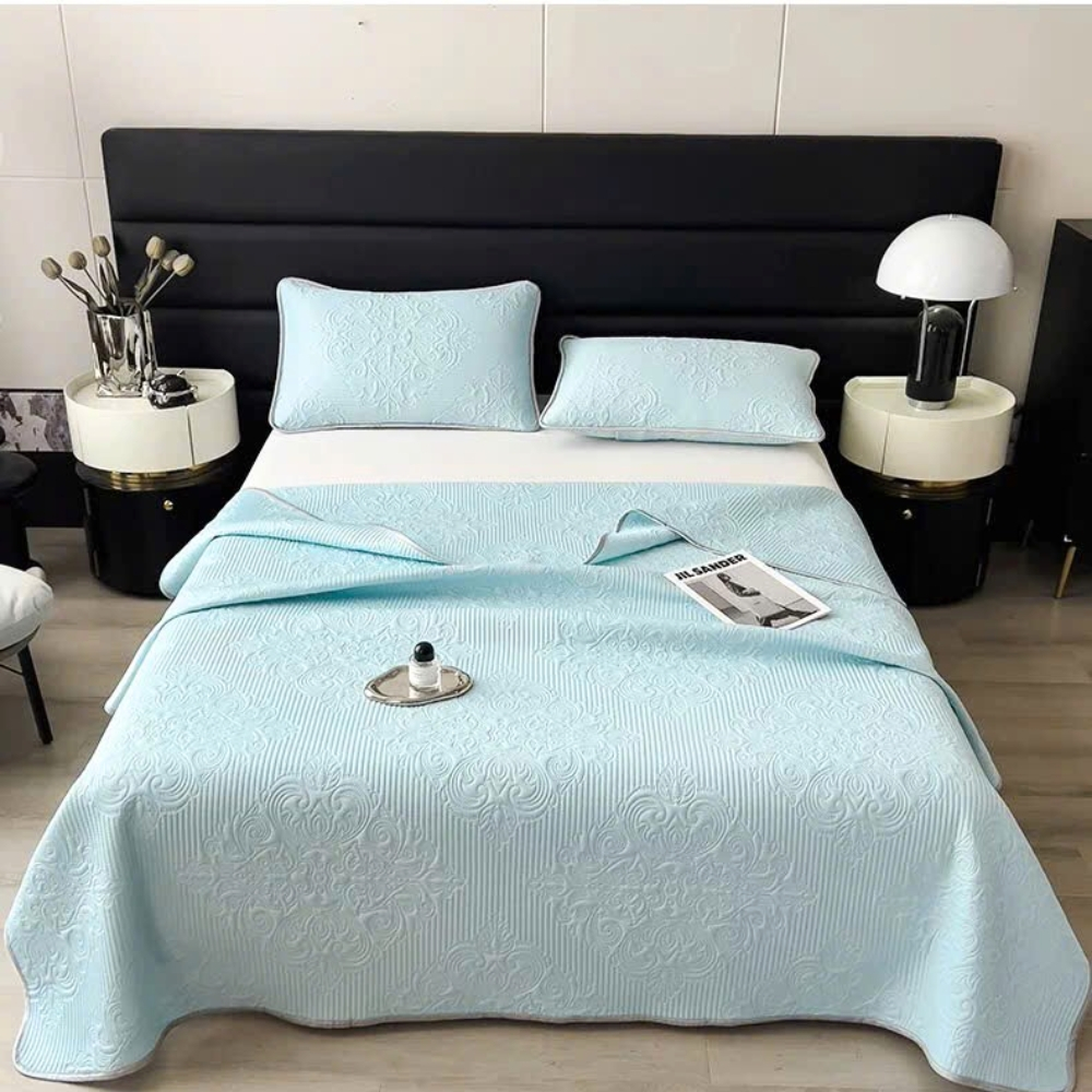 Chăn mùa hè mát lạnh ice cool cao cấp, mền cotton lạnh điều hòa mềm mịn thoáng khí dùng cho gia đình