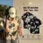Áo Sơ Mi Lụa Họa Tiết Hoa Hồng, Cuban Shirt Chất Lụa Tuyết Mềm Mịn, Thoáng Mát, Thấm Hút Tốt, Chống Nhăn - Size 50-100kg