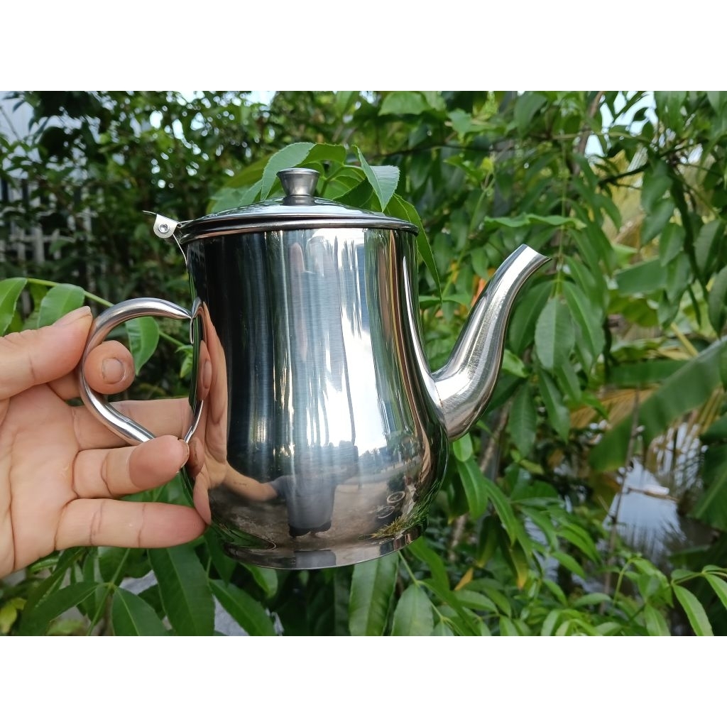 Bình Trà Eo Inox, Ấm Trà Inox 32oz Dung Tích 750ML