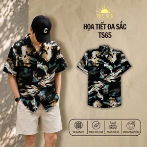 Áo Sơ Mi Lụa Họa Tiết Đa Sắc, Cuban Shirt Chất Lụa Tuyết Mềm Mịn, Thoáng Mát, Thấm Hút Tốt, Chống Nhăn - Size 50-100kg