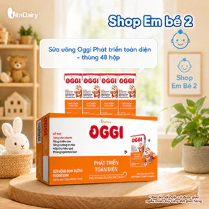 Thùng sữa công thức pha sẳn Oggi toàn diện (màu cam) 110ml/180ml