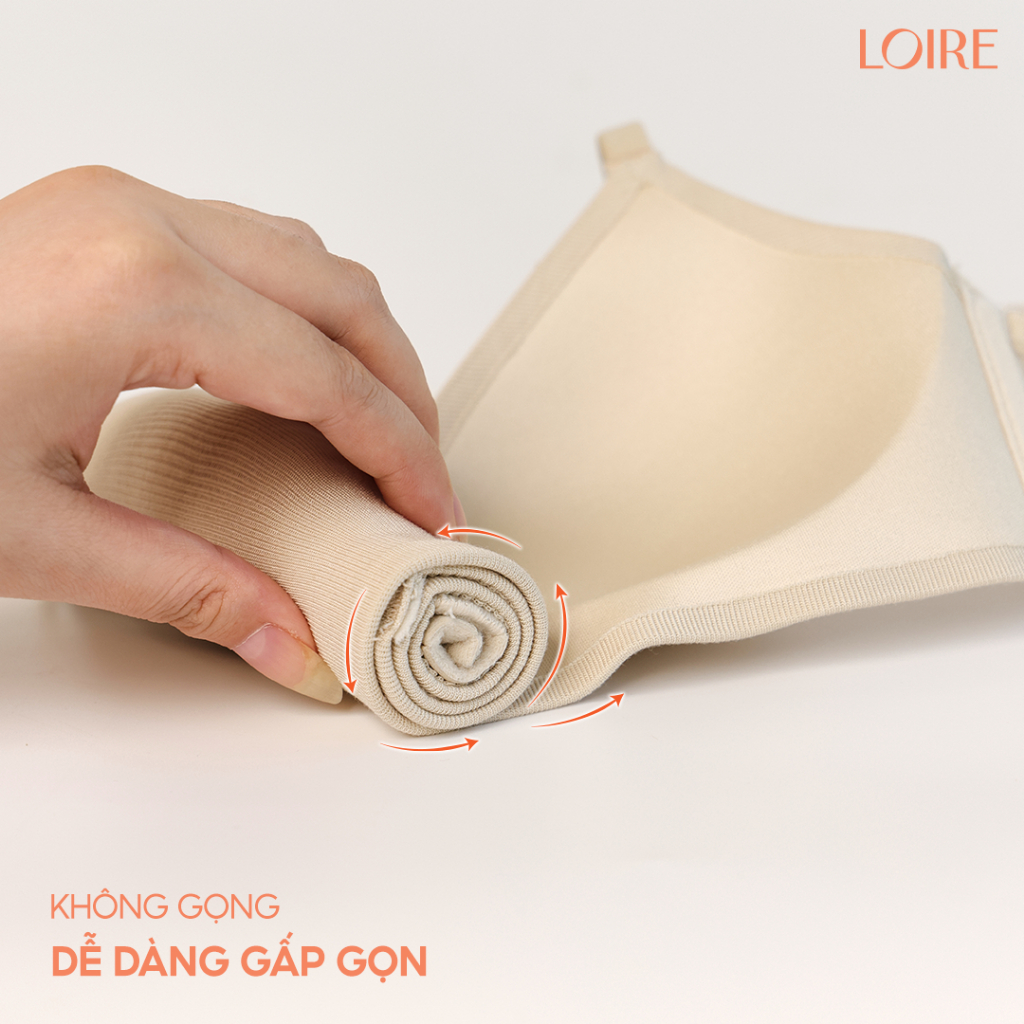 Áo Lót Không Gọng Loirechic AL250739 Chất Tencel Thấm Hút Tốt Đệm 0.5cm