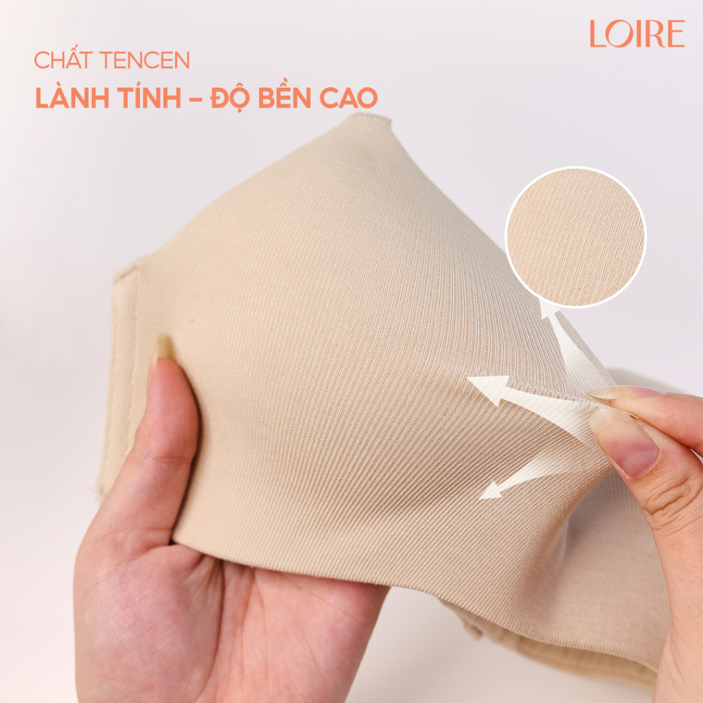 Áo Lót Không Gọng Loirechic AL250739 Chất Tencel Thấm Hút Tốt Đệm 0.5cm