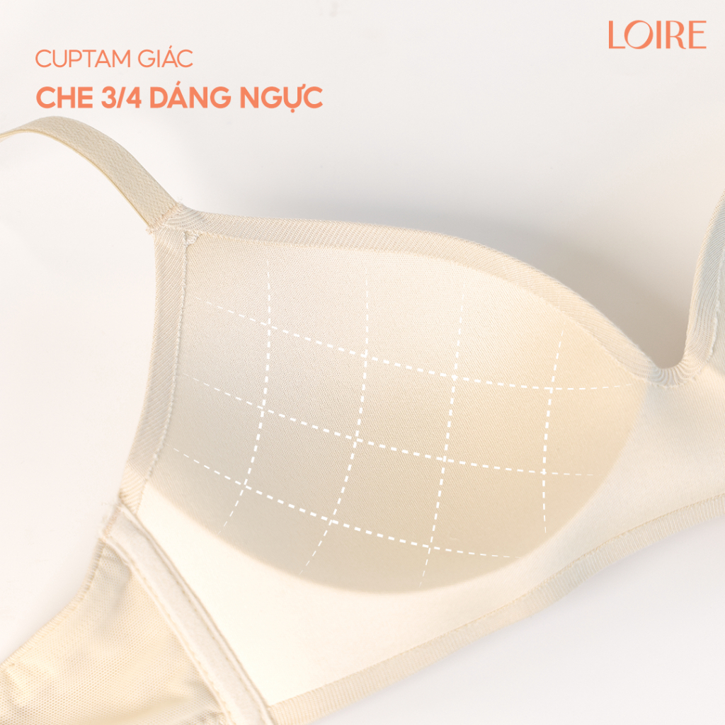 Áo Lót Không Gọng Loirechic AL250739 Chất Tencel Thấm Hút Tốt Đệm 0.5cm