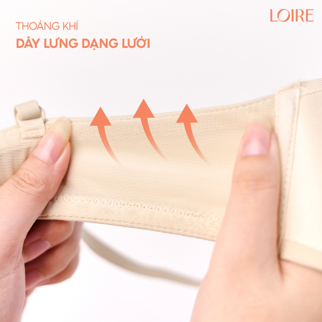 Áo Lót Không Gọng Loirechic AL250739 Chất Tencel Thấm Hút Tốt Đệm 0.5cm
