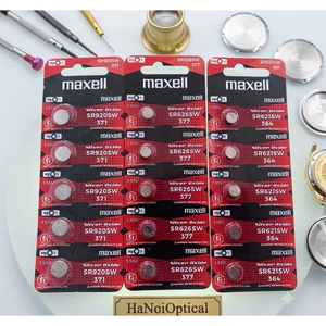 Pin Đồng Hồ Maxell SR626SW (377) / SR621SW (364) / SR920SW (371) Chính Hãng Nhật Bản - Vỉ 1 Viên (Giá sỉ thợ ).