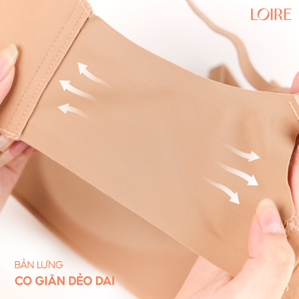 Áo Ngực Nữ Loire Không Gọng Đệm Mỏng Không Lộ Viên Loirechic BRDE144