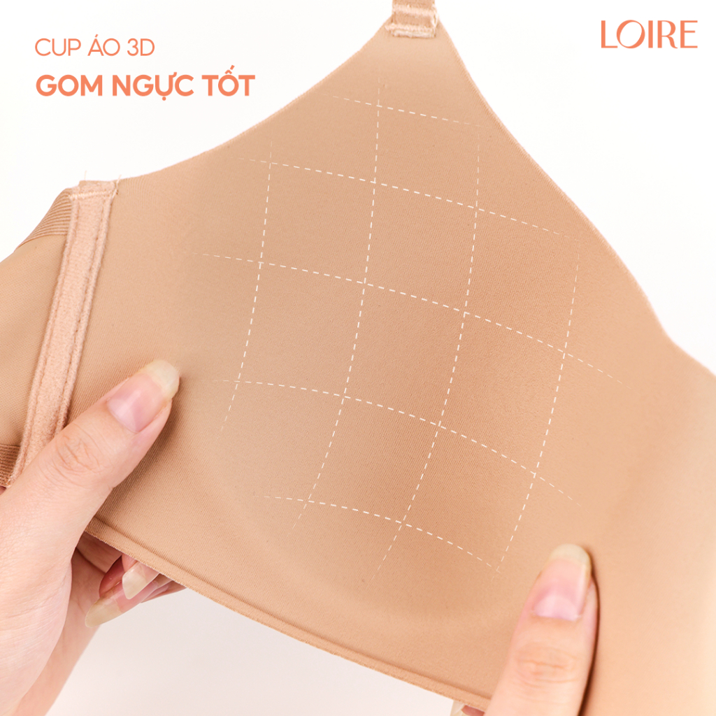 Áo Ngực Nữ Loire Không Gọng Đệm Mỏng Không Lộ Viên Loirechic BRDE144