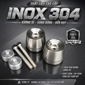 Gù tay lái sh inox 304 tặng kèm nhôm đóng gù salaya gắn đa số dòng xe KHÔNG SỬ DỤNG AIRBLADE,VISION, VARIO ĐỜI MỚI